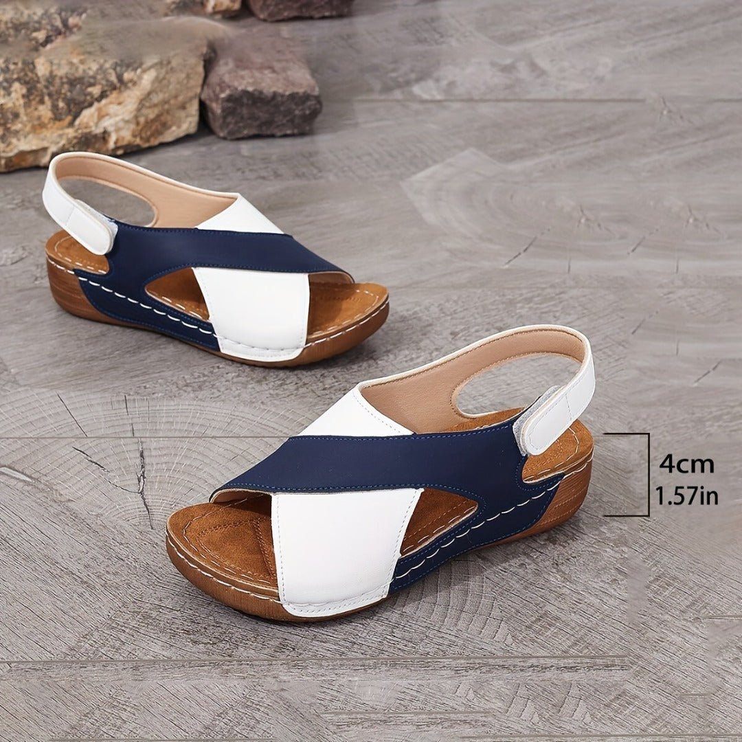 Bequeme Damen Sandalen mit offenem Zehenbereich | ELYNA