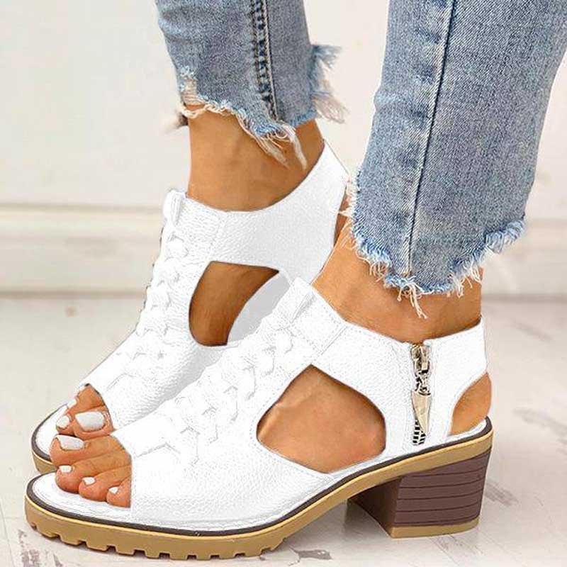 Orthopädische Damensandalen mit Absatz | THALIA