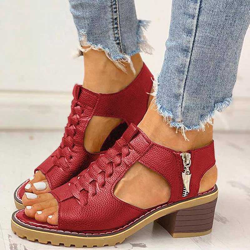 Orthopädische Damensandalen mit Absatz | THALIA