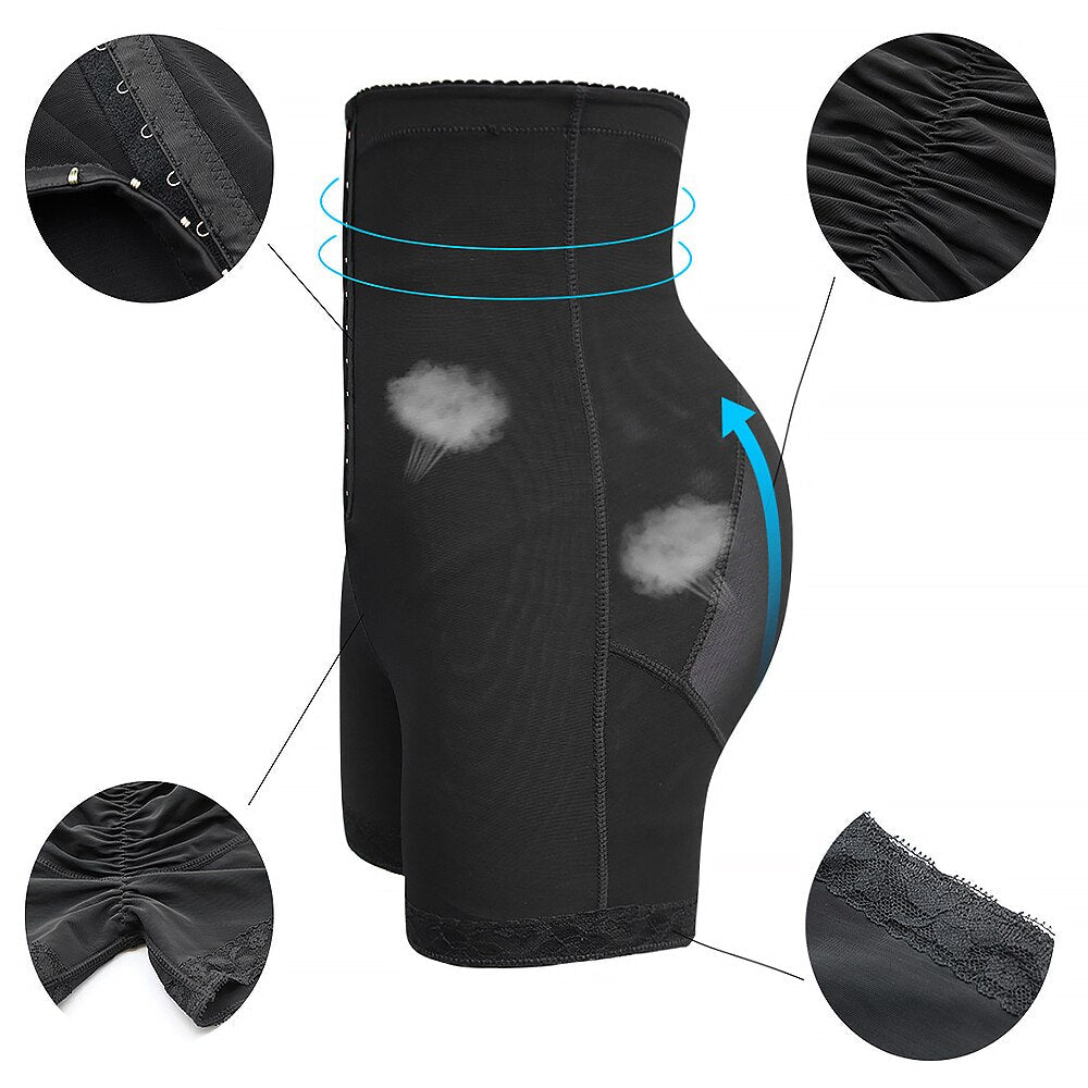 Shorty mit hohem Bund und Haken | SLIMSNATCH™