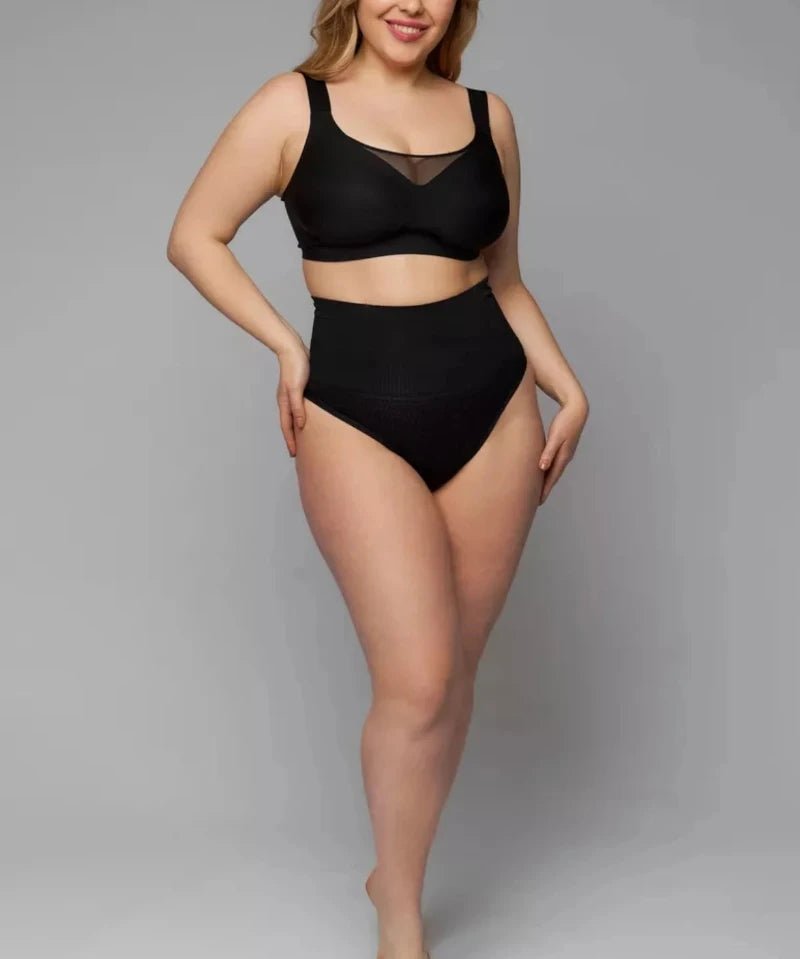 String Gainant Taille Haute Noir