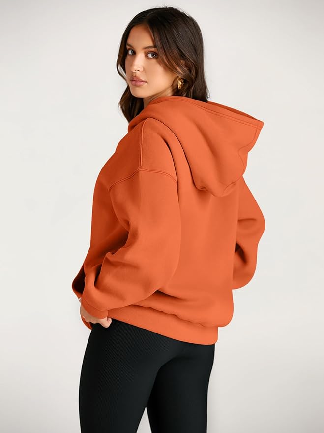 Oversize Kapuzenpullover aus weicher Baumwolle für Damen | COZYWEAR™