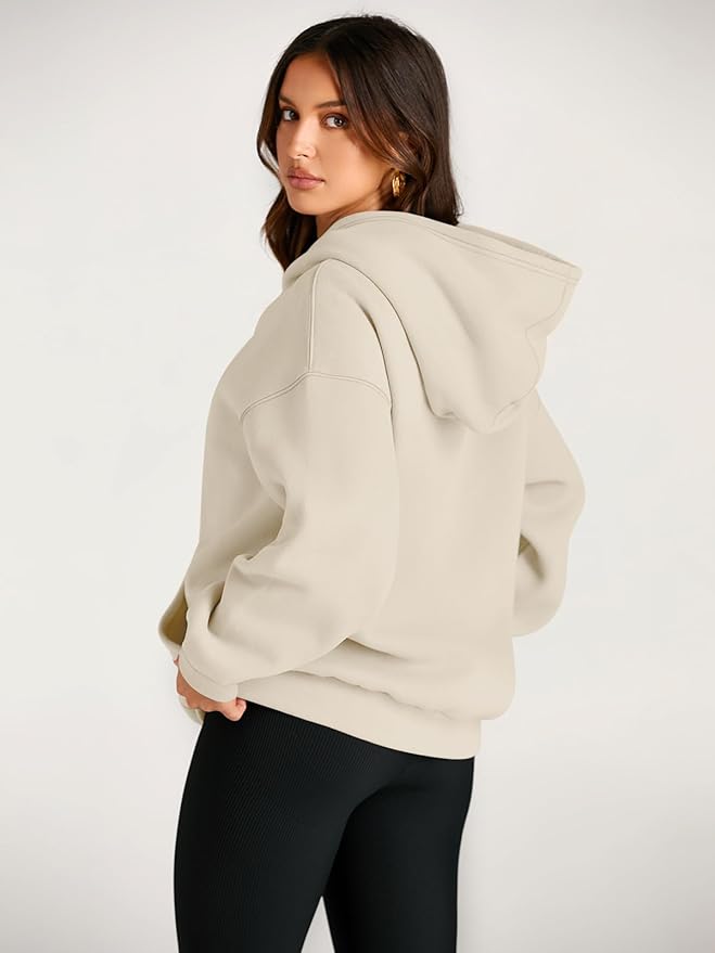 Oversize Kapuzenpullover aus weicher Baumwolle für Damen | COZYWEAR™