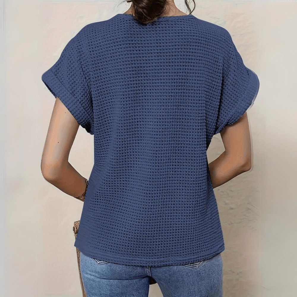Leichtes Damen-T-Shirt mit Mustern | VIVIANA