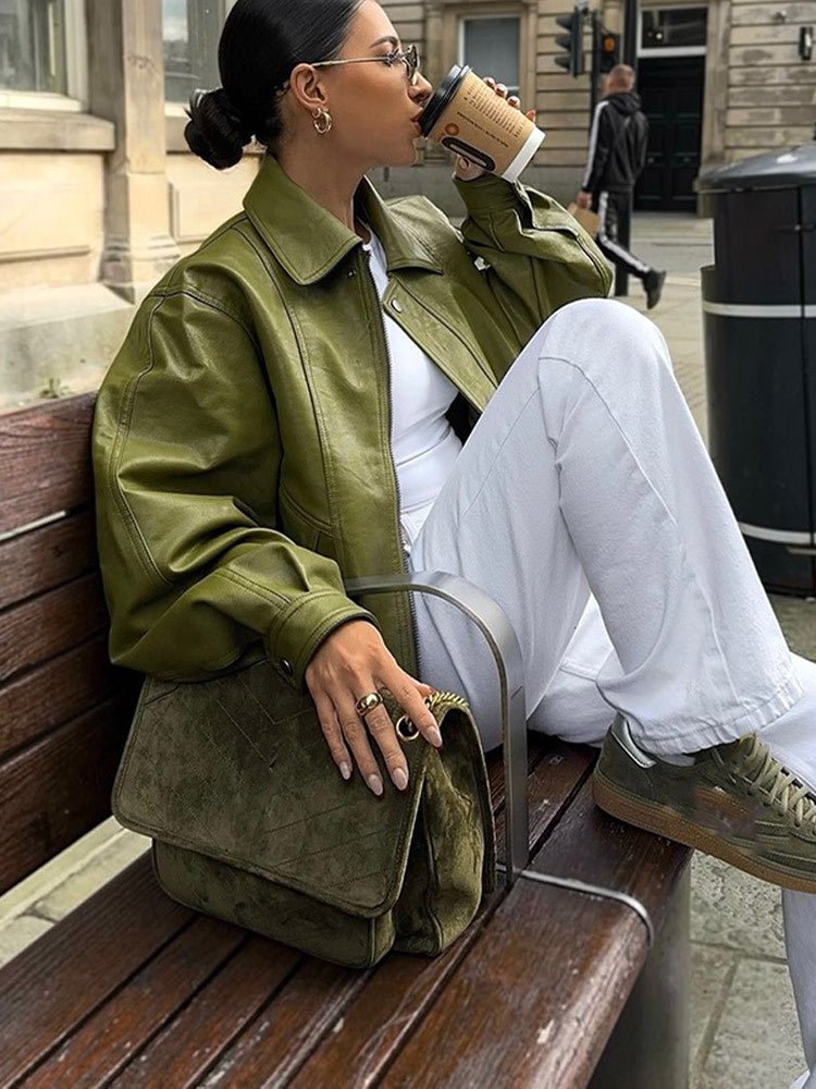 Bomberjacke Damen Grün | MAËLLE