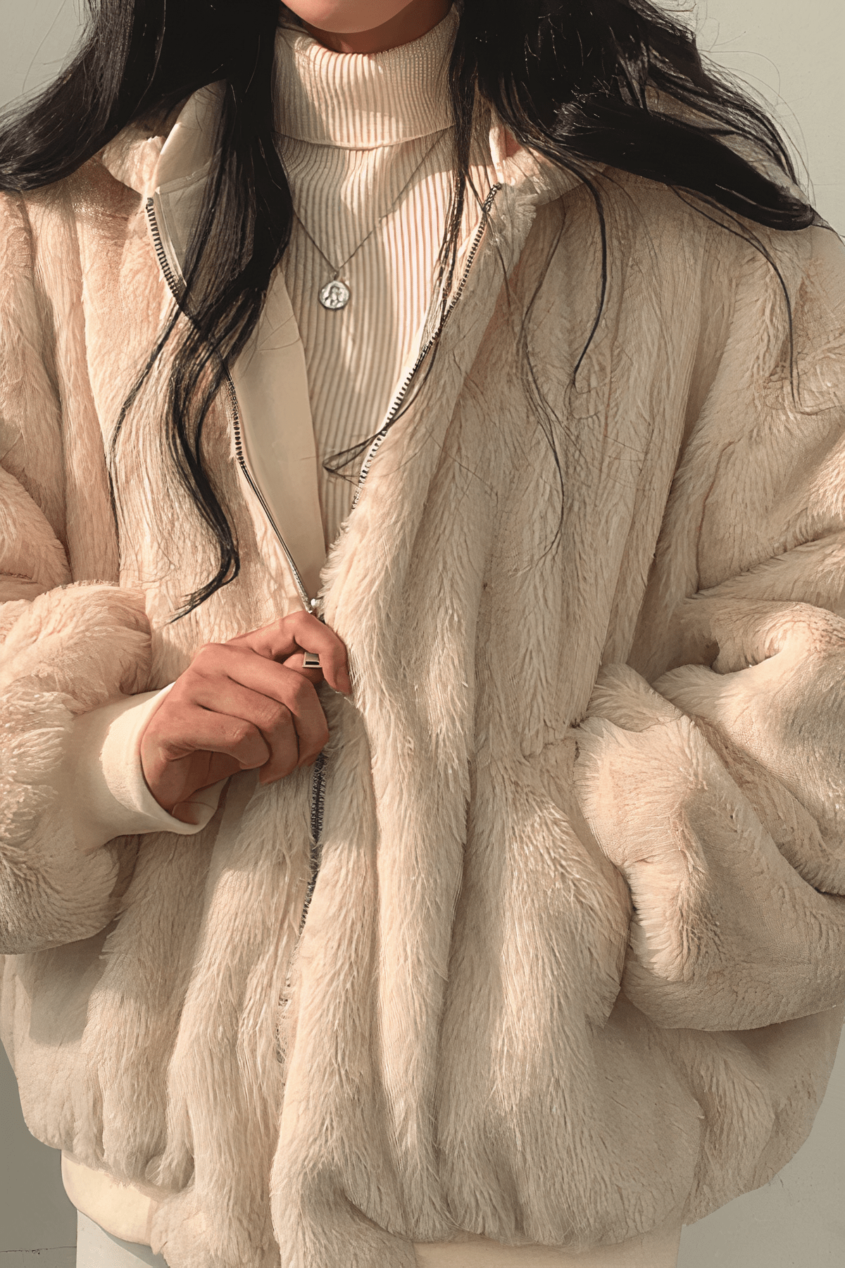 Wende gefütterte Bomberjacke für Damen | COZYGLAM™