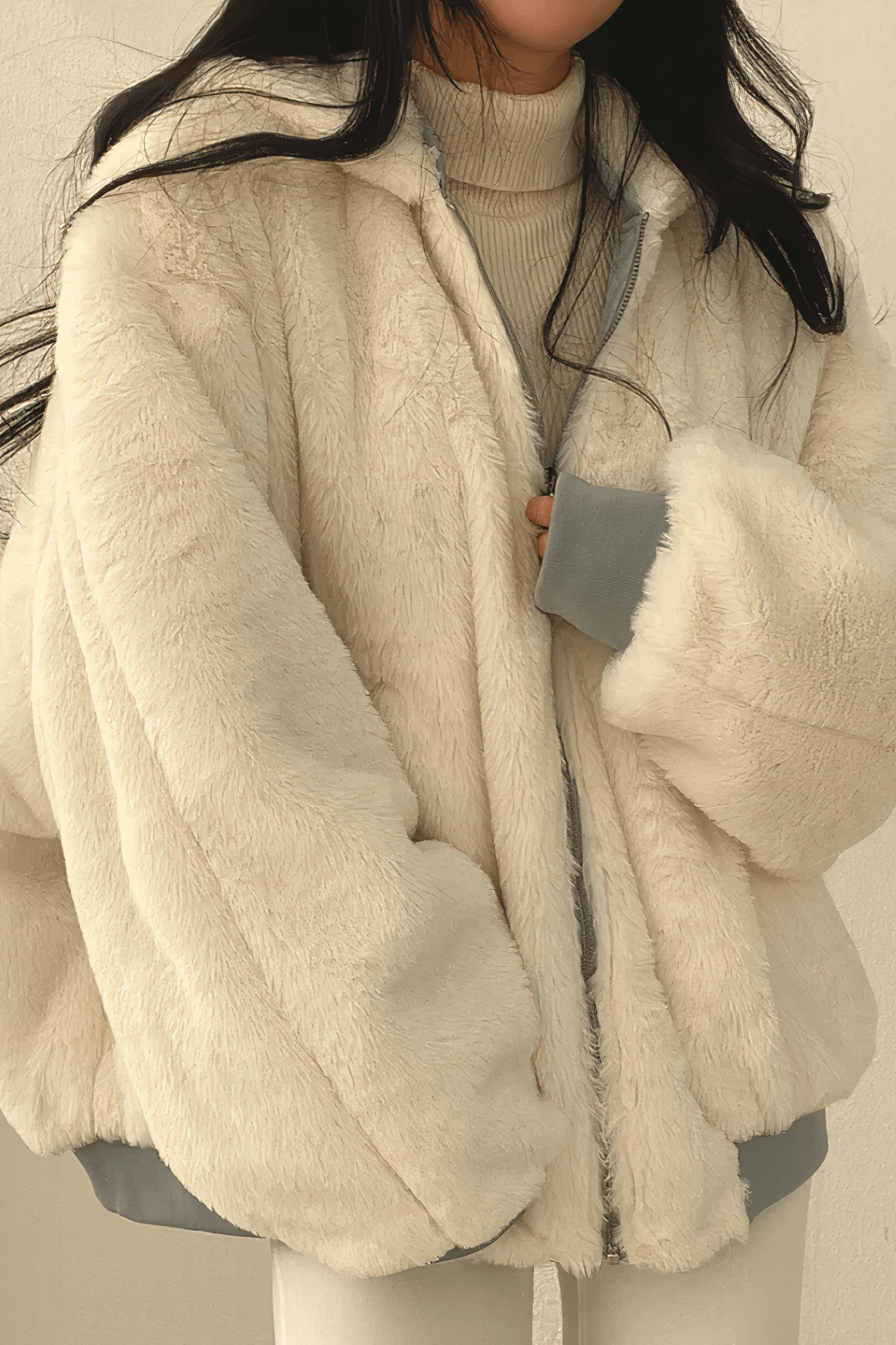 Wende gefütterte Bomberjacke für Damen | COZYGLAM™