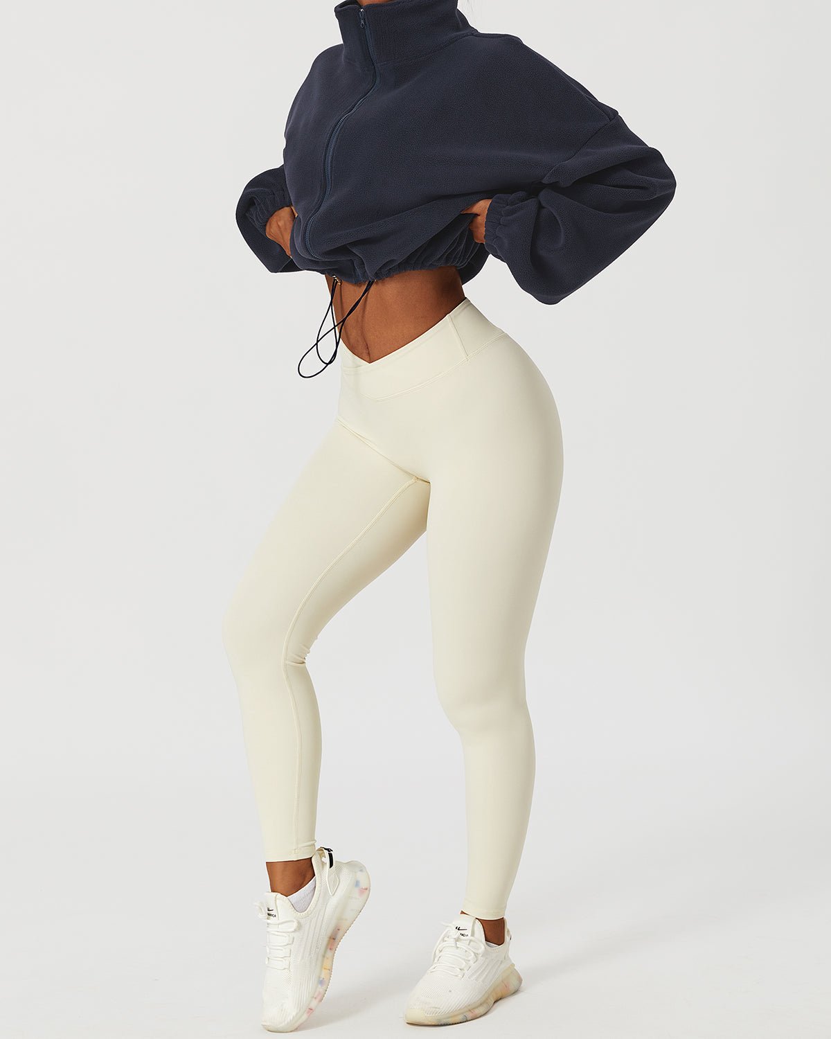 Crop-Top-Jacke mit Reißverschluss für Damen | ERYNA