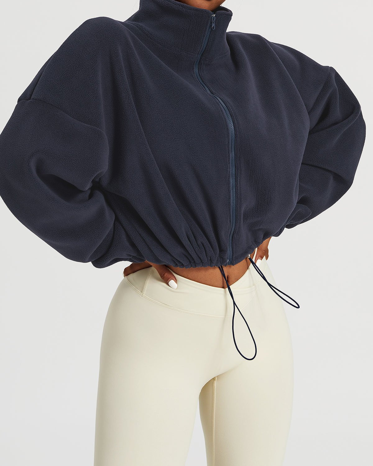 Crop-Top-Jacke mit Reißverschluss für Damen | ERYNA