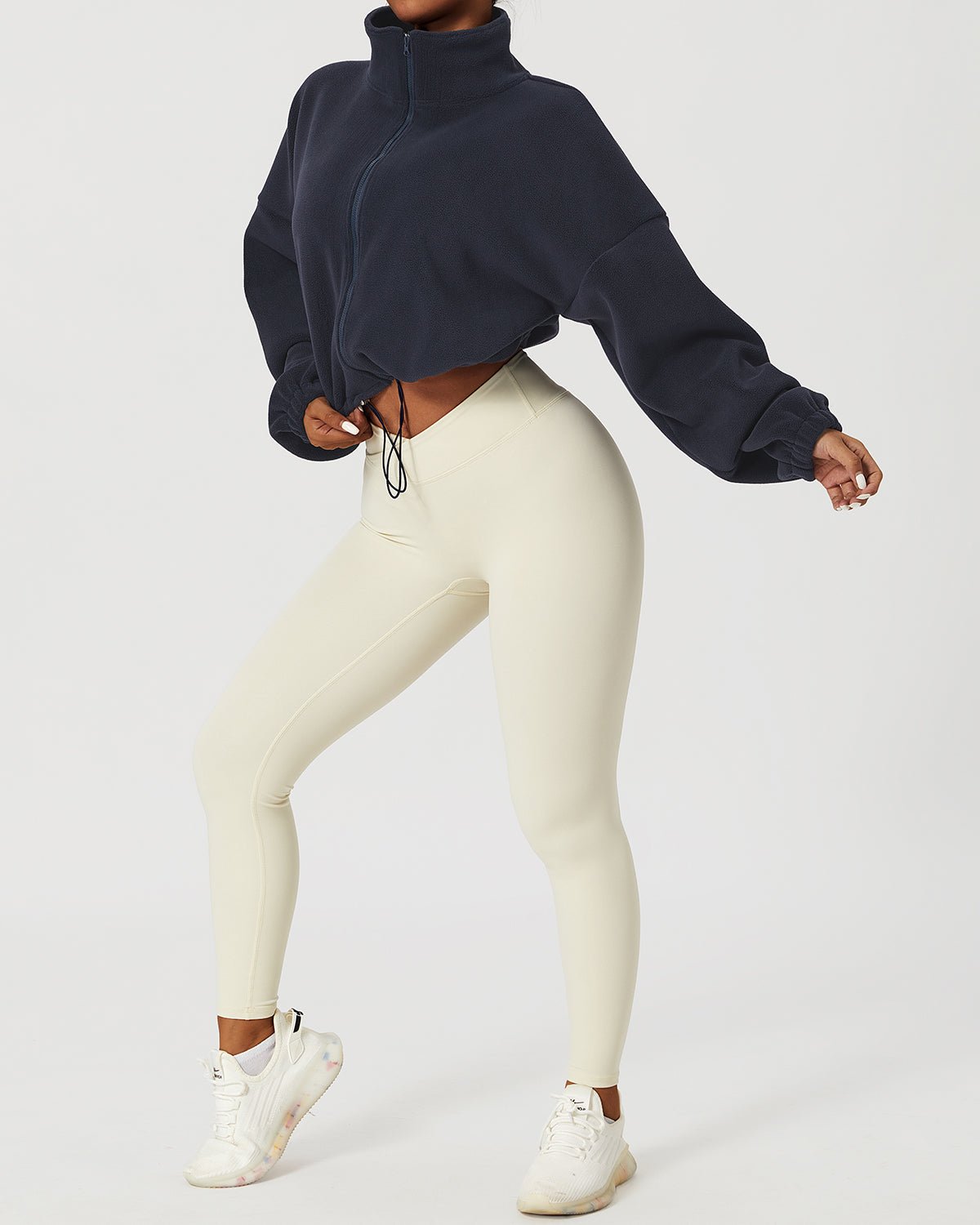 Crop-Top-Jacke mit Reißverschluss für Damen | ERYNA