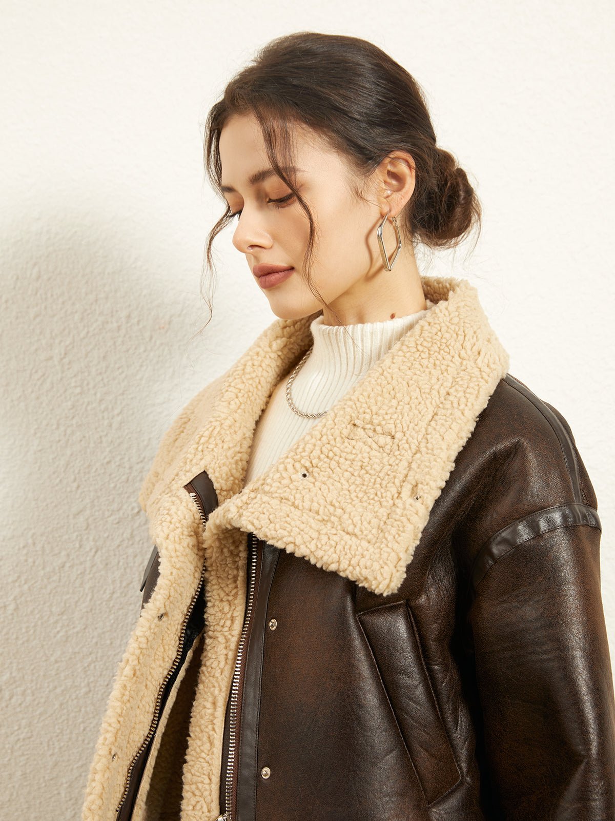 Lederjacke Damen Flieger Gefüttert | WINTERFLY