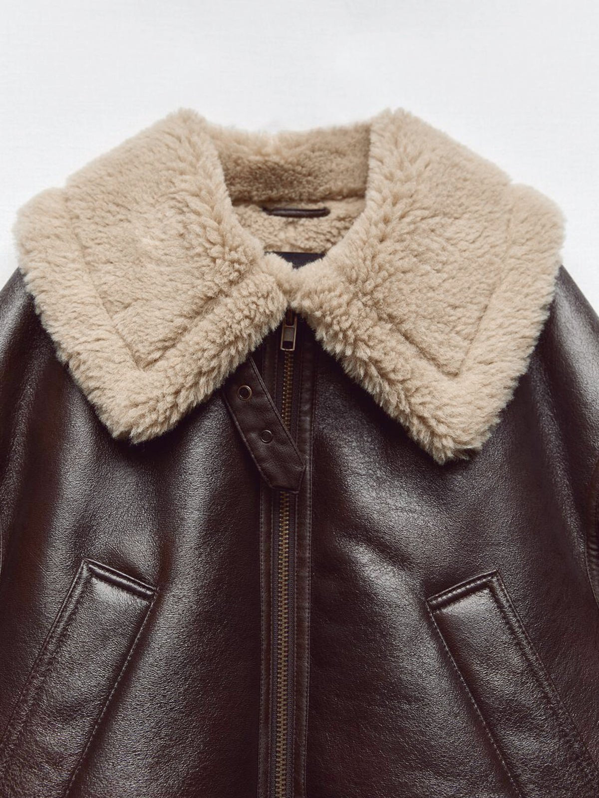 Lederjacke Damen Fleece | FLYGLAM™