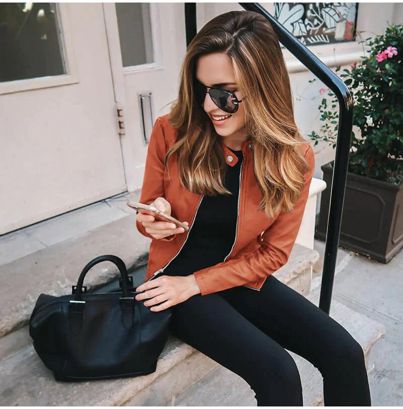 Damen Lederjacke | URBANGLAM™