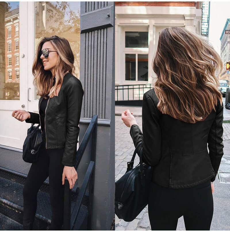 Damen Lederjacke | URBANGLAM™