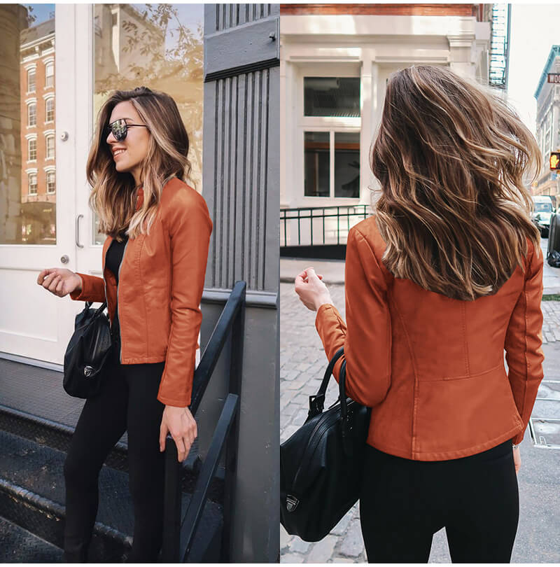 Damen Lederjacke | URBANGLAM™