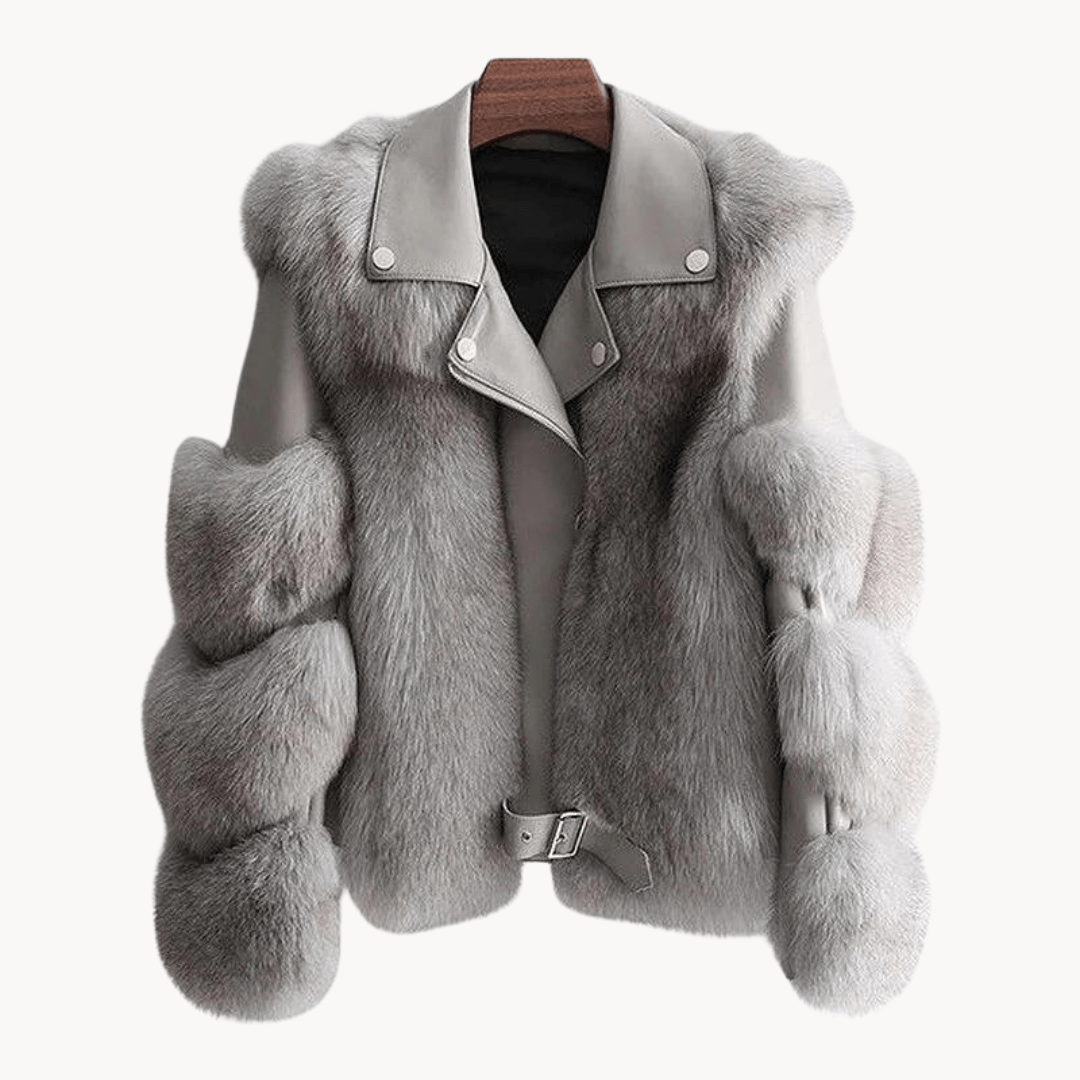 Veste en Simili Cuir & Fausse Fourrure Femme | BRIANNA