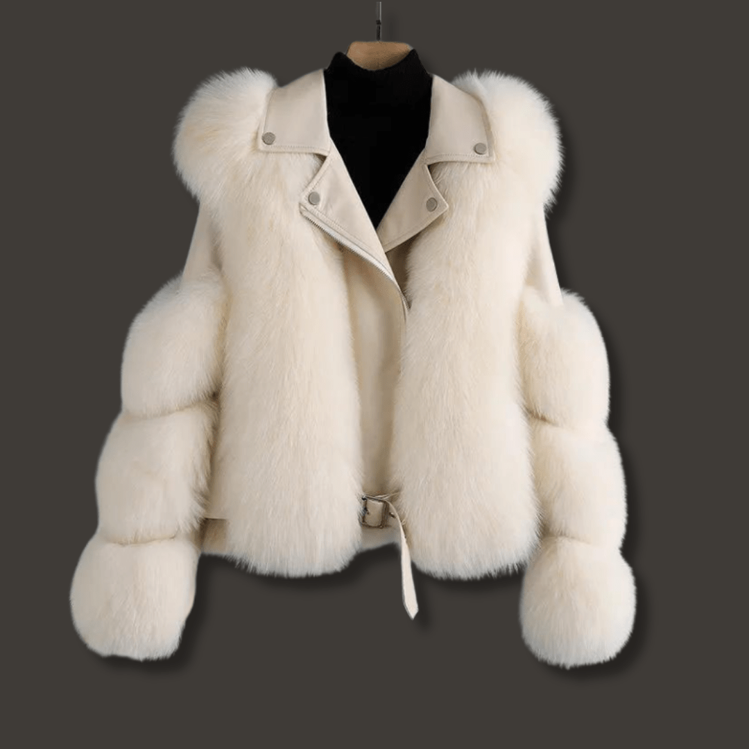 Veste en Simili Cuir & Fausse Fourrure Femme | BRIANNA