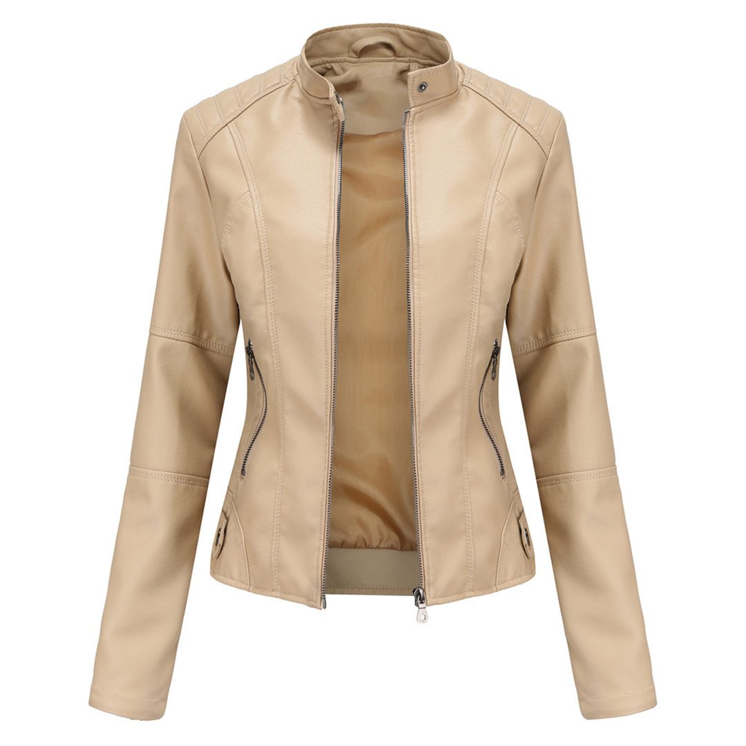 Elegante Damenjacke aus Kunstleder | SLEEKFIT™