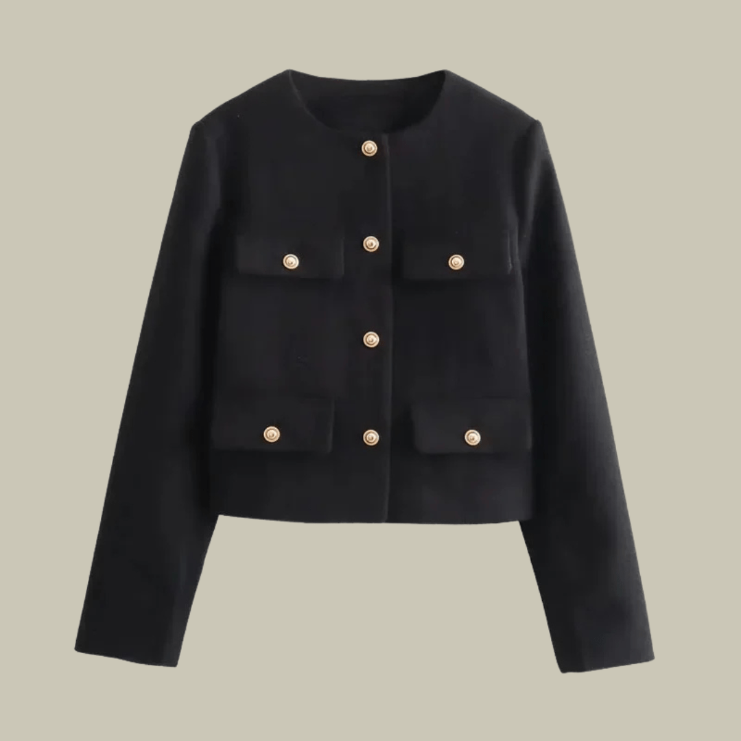 Kurze Minimalistische Damenjacke | SIMPLICITY™