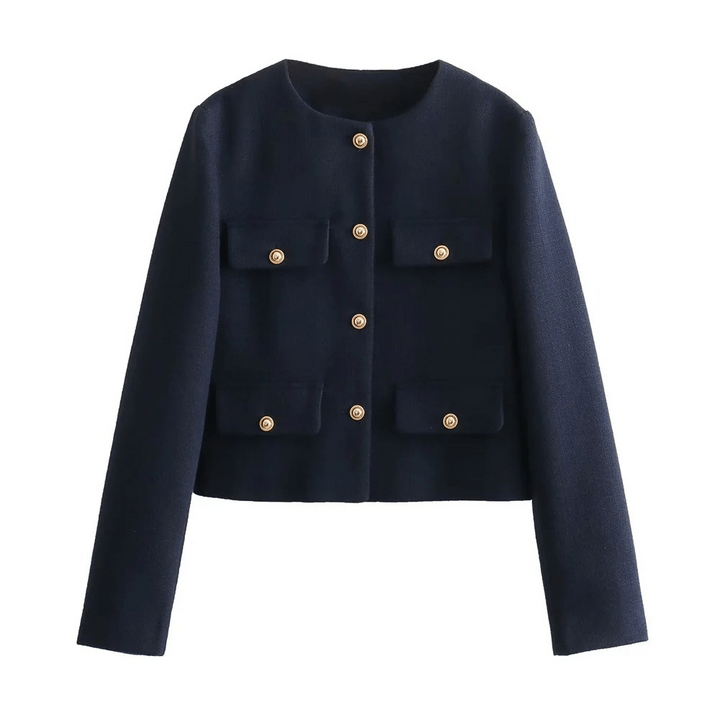 Kurze Minimalistische Damenjacke | SIMPLICITY™
