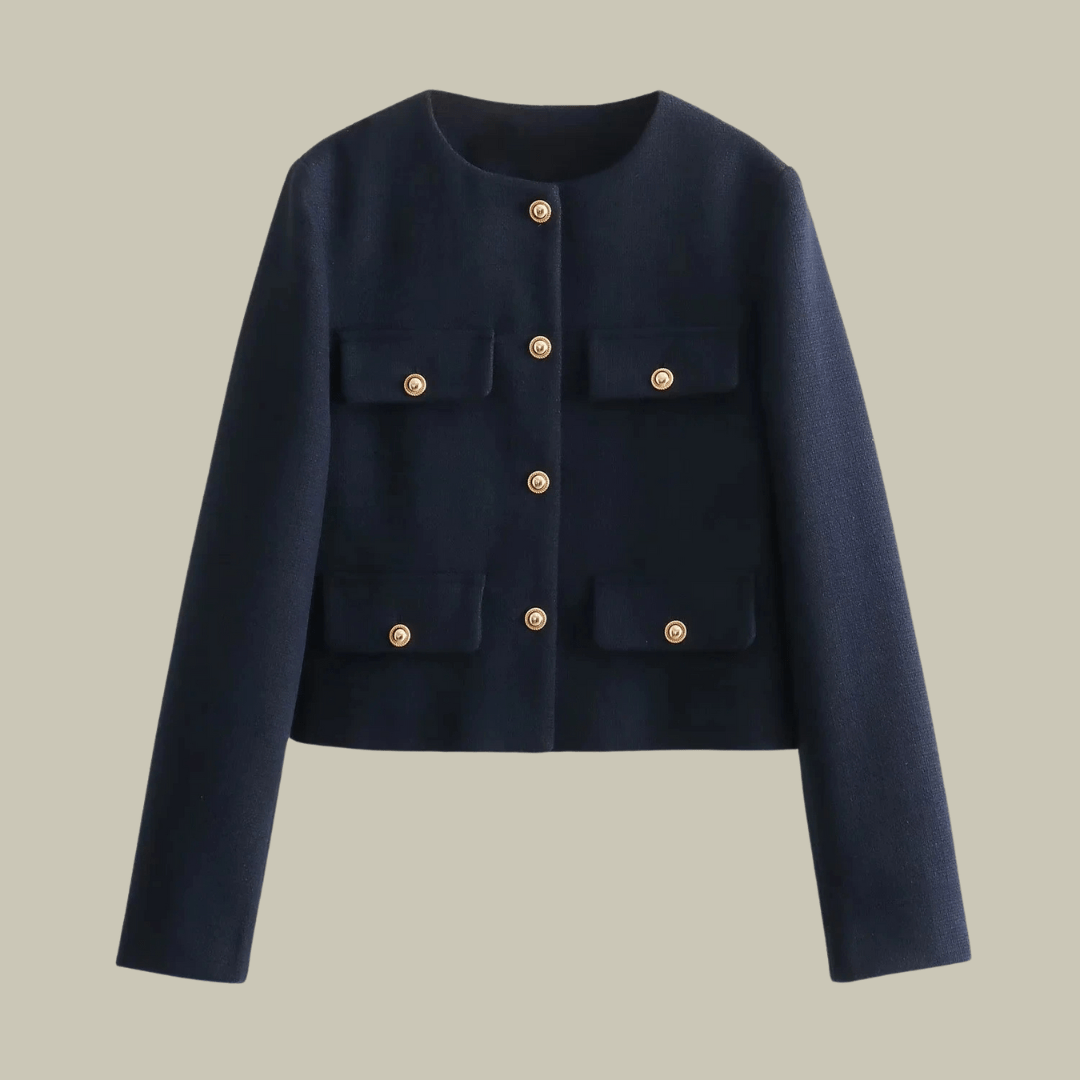 Kurze Minimalistische Damenjacke | SIMPLICITY™