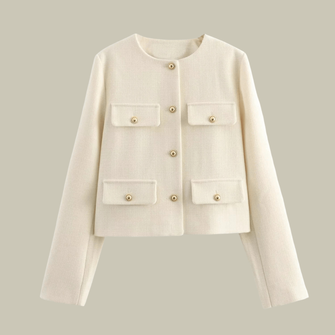 Kurze Minimalistische Damenjacke | SIMPLICITY™