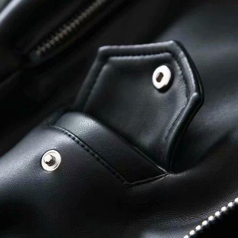 Perfekte Lederjacke mit Reißverschluss für Damen | ROCKGLAM™