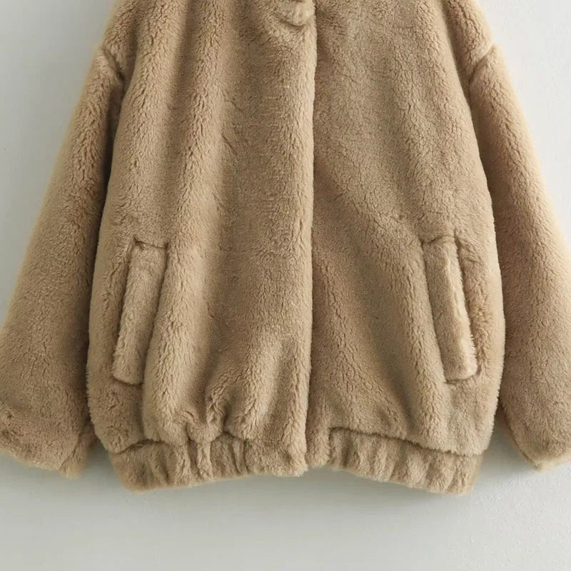 Oversize Fleecejacke Damen | COZYFLUFF™