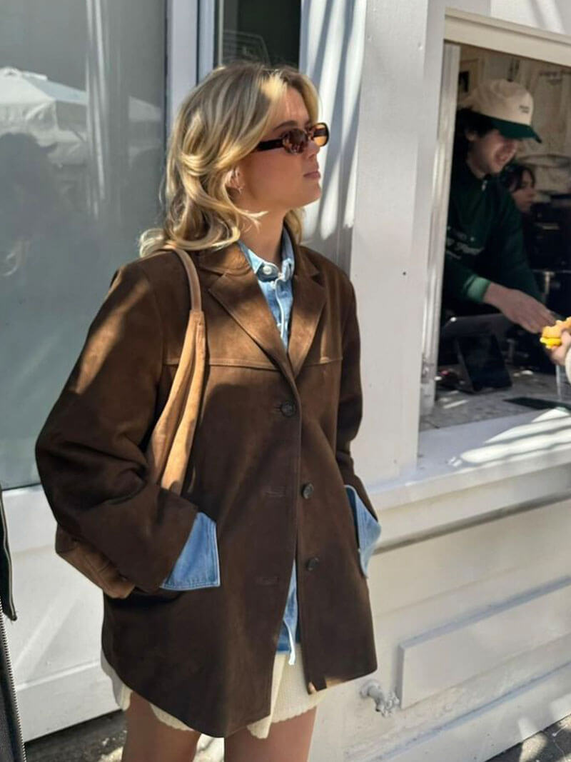 Retro Damenjacke Wildleder | RETROGLAM™