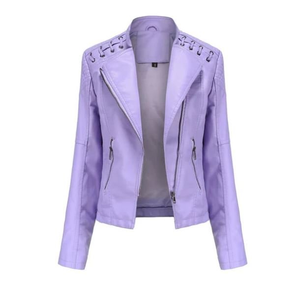 Trendige Damen Kunstlederjacke | GLAMLEATHER™