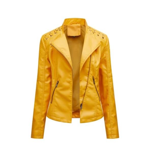 Trendige Damen Kunstlederjacke | GLAMLEATHER™