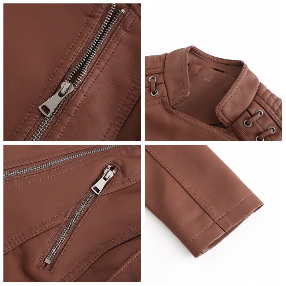 Trendige Damen Kunstlederjacke | GLAMLEATHER™