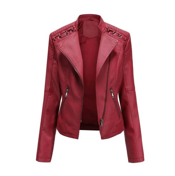 Trendige Damen Kunstlederjacke | GLAMLEATHER™