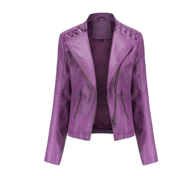 Trendige Damen Kunstlederjacke | GLAMLEATHER™