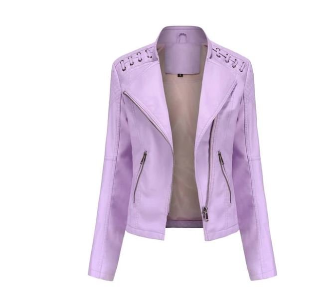 Trendige Damen Kunstlederjacke | GLAMLEATHER™