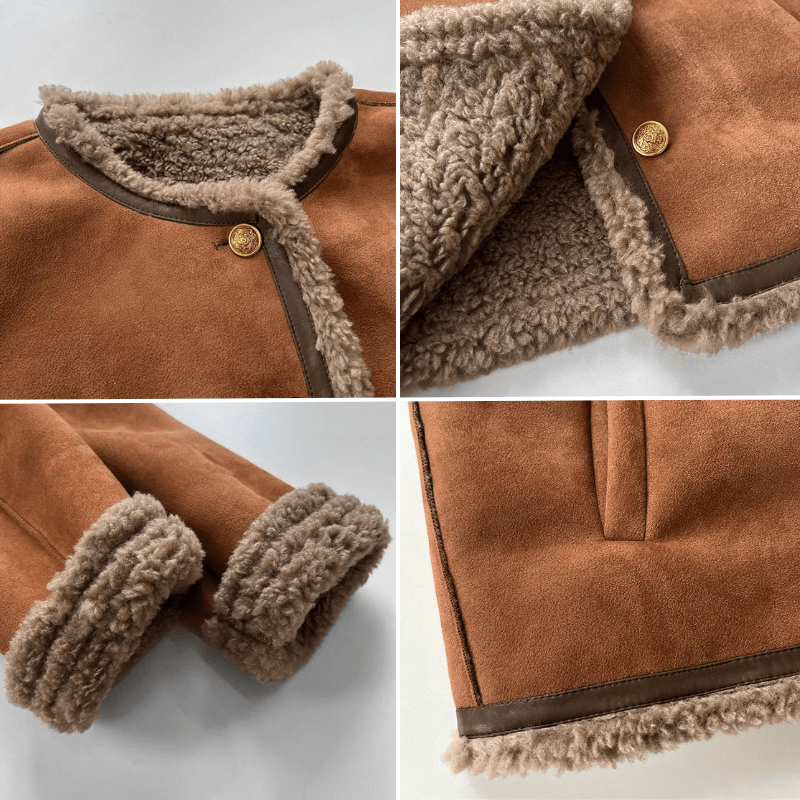 Damen Kunstwildlederjacke | LEONORA™