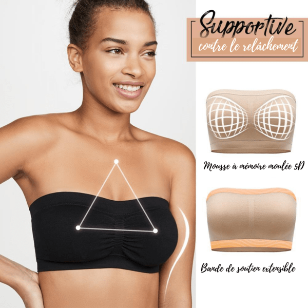 Bandeau-BH ohne Bügel & ohne Träger | SUPPORTIVA™