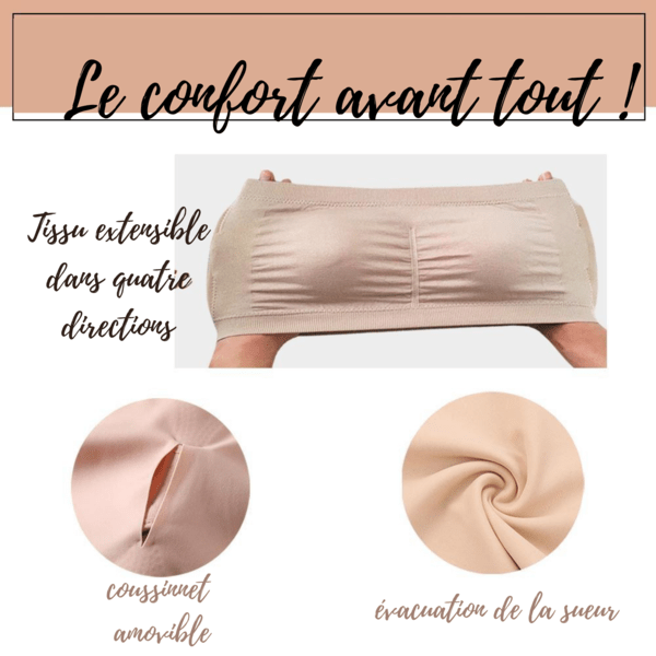 Bandeau-BH ohne Bügel & ohne Träger | SUPPORTIVA™