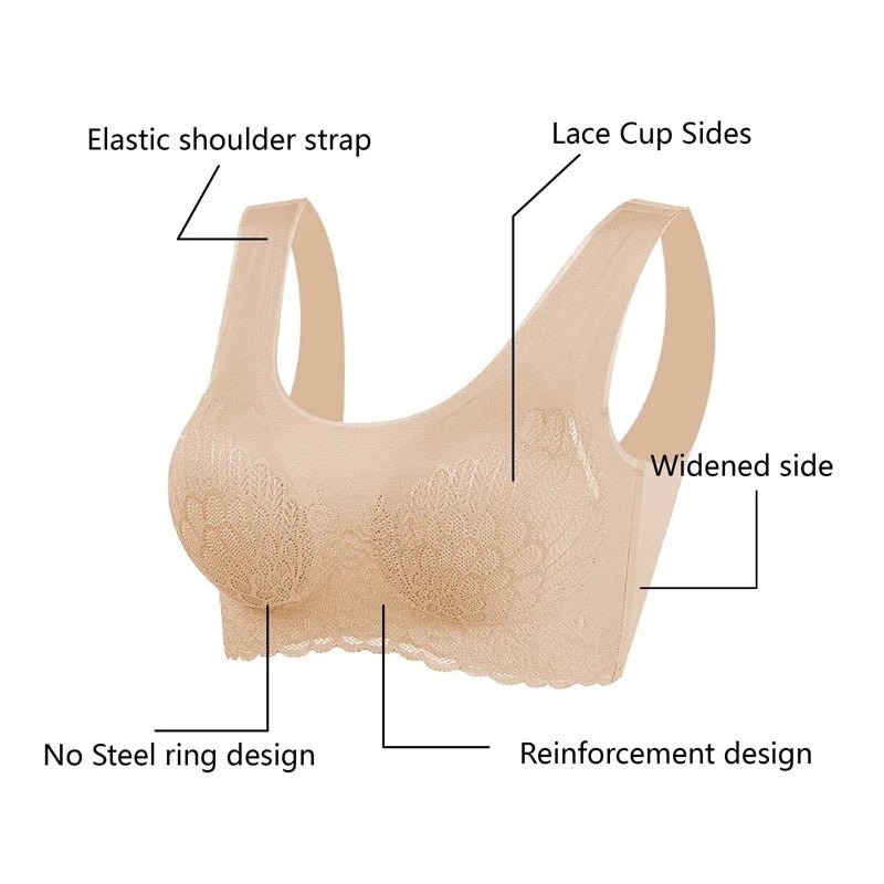 Nahtloser Push-Up-BH ohne Bügel | BRALESS™