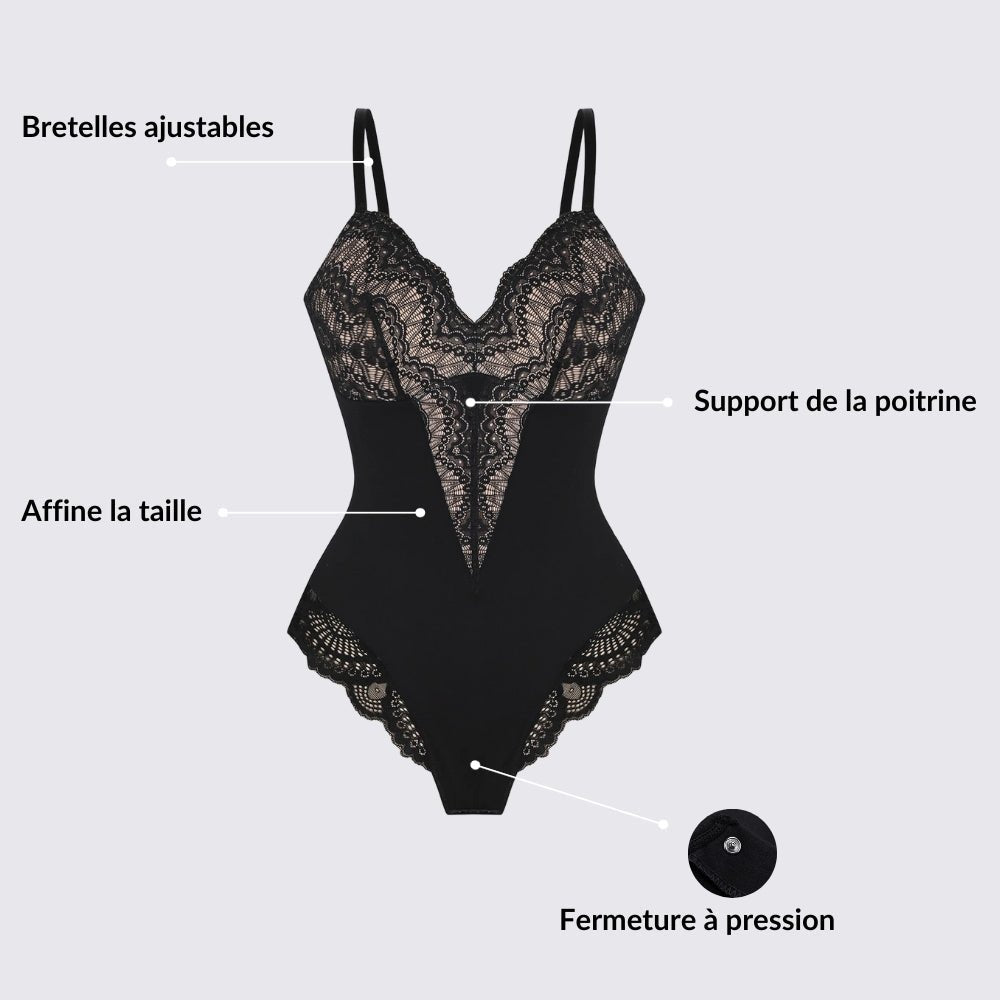 Body mit Spitze | LACEGLAM™