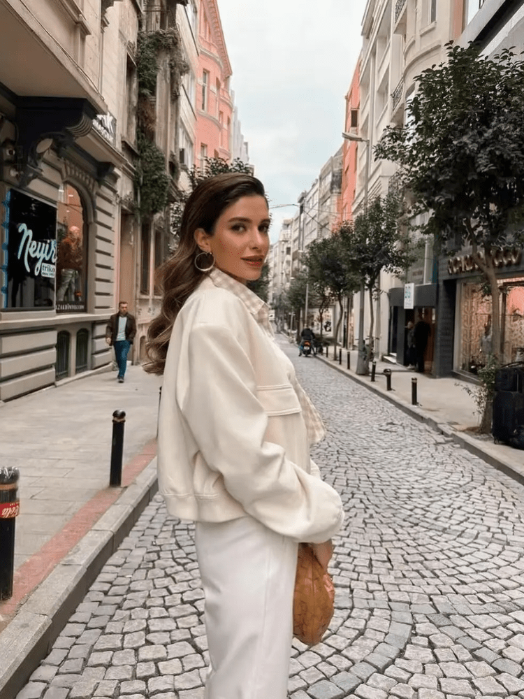 Bomberjacke mit Druckknöpfen | GLAMFIT