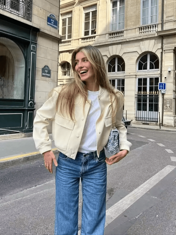 Bomberjacke mit Druckknöpfen | GLAMFIT