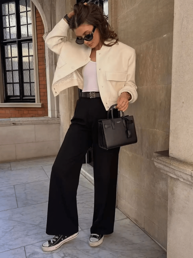 Bomberjacke mit Druckknöpfen | GLAMFIT