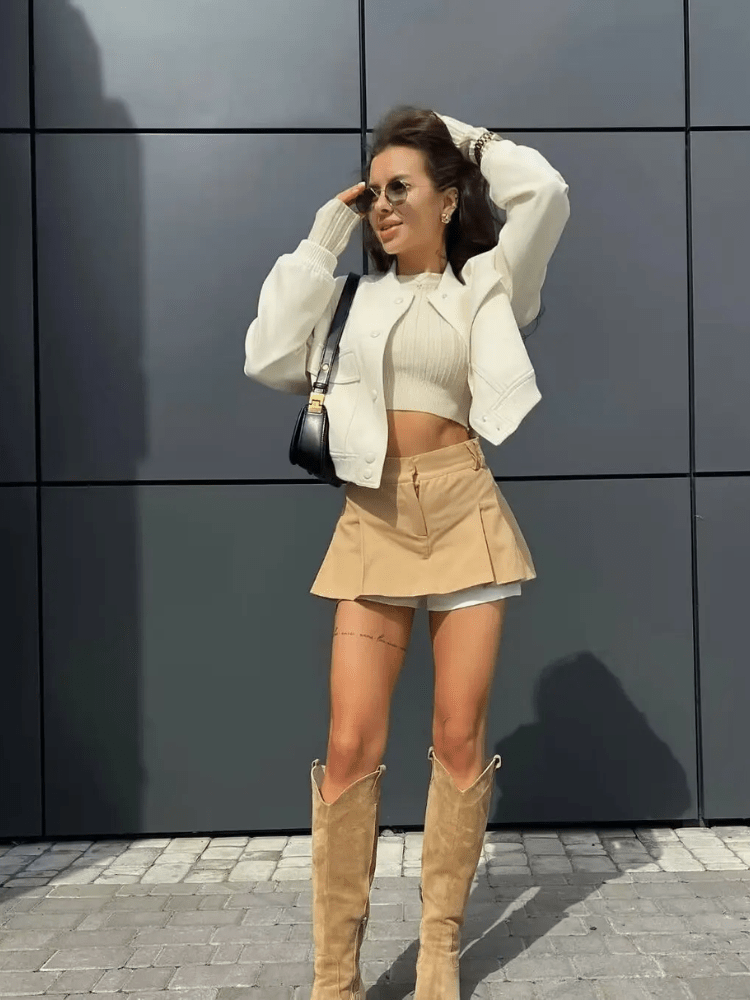 Bomberjacke mit Druckknöpfen | GLAMFIT