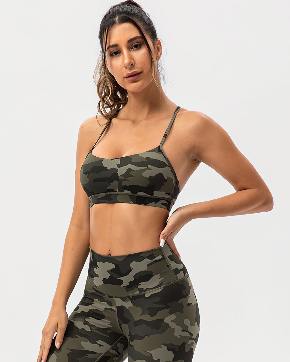 Bequemer Sport-BH Camouflage | JADYA