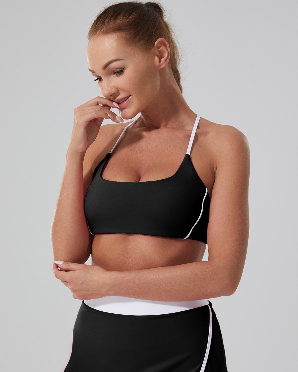 Sport-BH Schwarz Performance | FLEXPEARL™