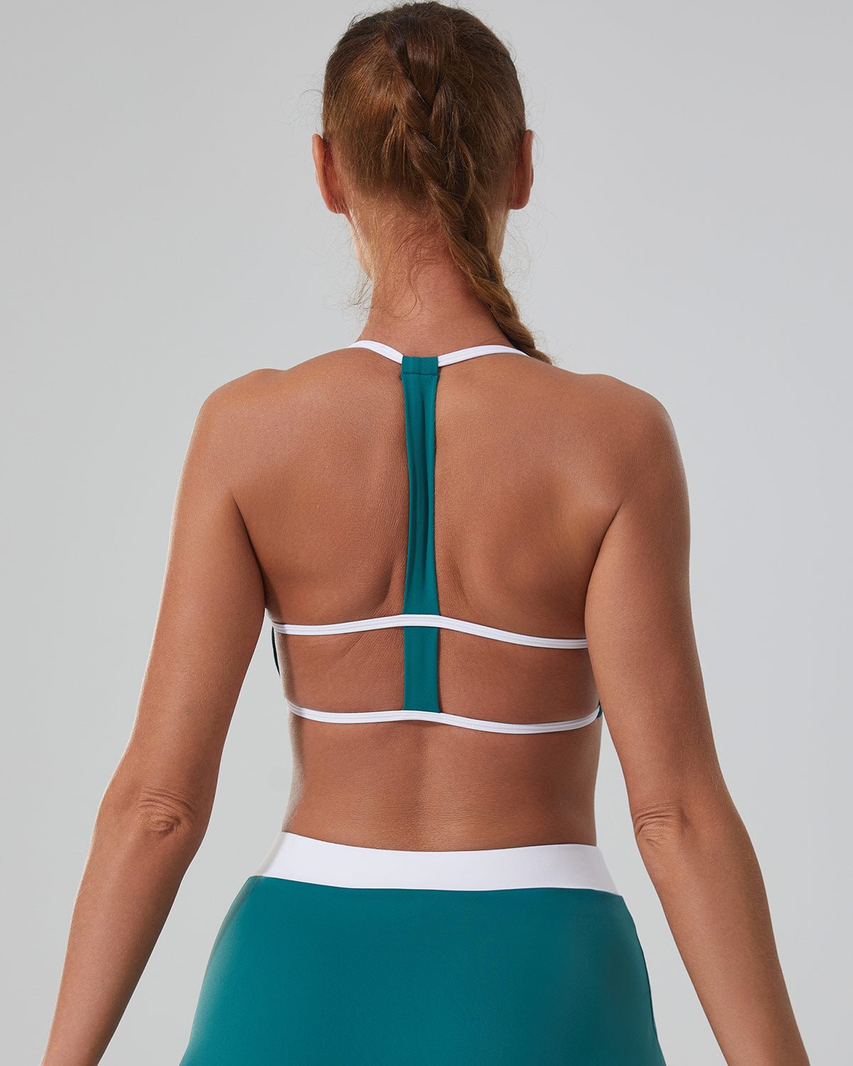 Eleganter Sport-BH in Türkis | FLEXPEARL™