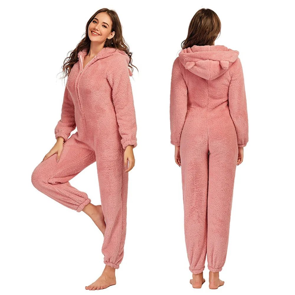 Kombi-Fleece-Schlafanzug mit Kapuze | SLEEPWARM™