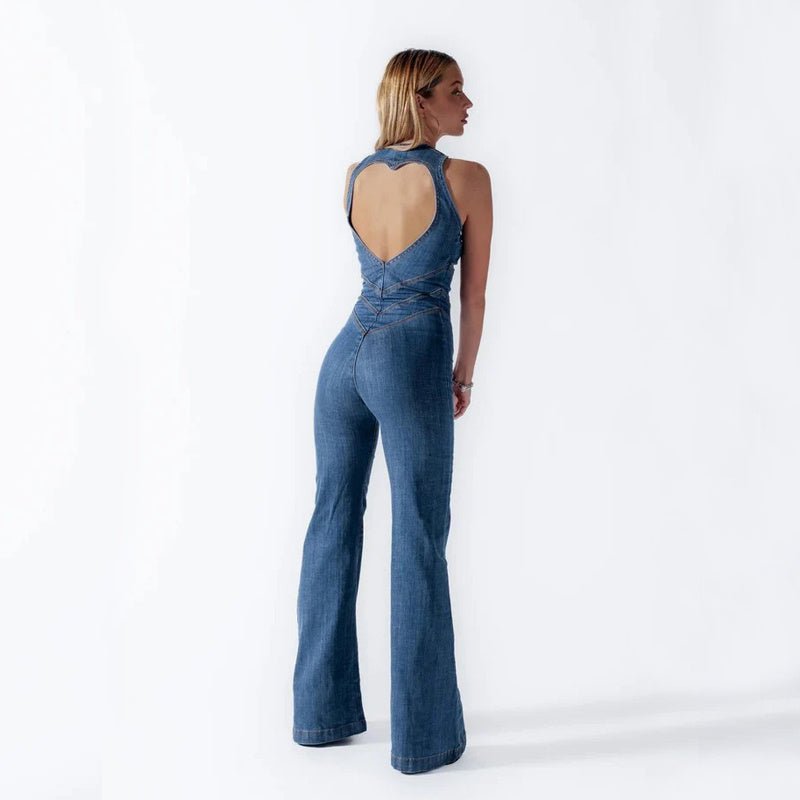 Damen Chic Jeansanzug | ALYSEE