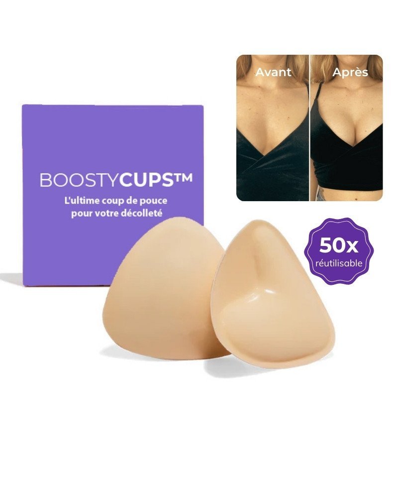 Klebepolster Push-Up Rückenfrei | BoostyCups™